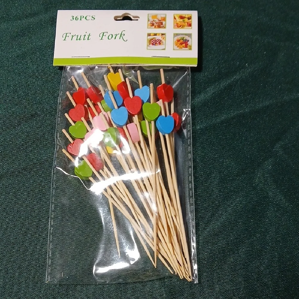 Bamboo Fruit Sticks - Multicolor